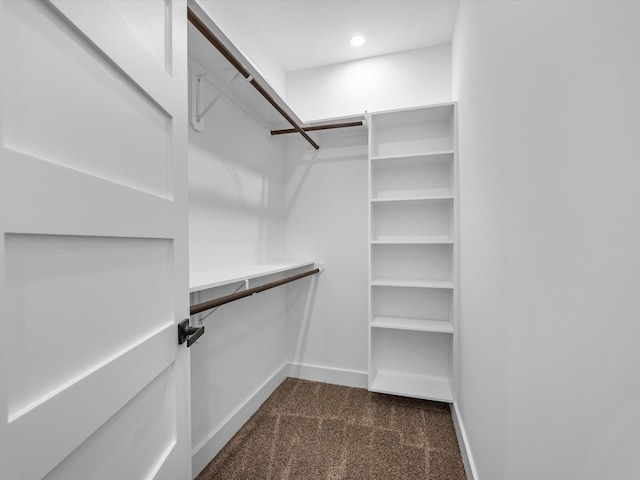 1130 Miller Rd, Sealy, TX 77474 - walk in closet featuring dark colored carpet