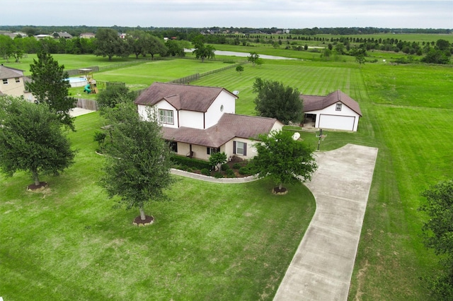 3026 Dees Cir, Sealy, TX 77474 - aerial view with a rural view