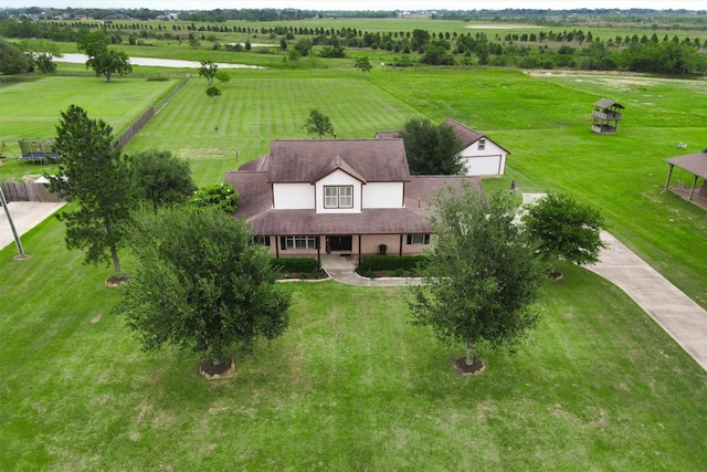 3026 Dees Cir, Sealy, TX 77474 - aerial view with a rural view
