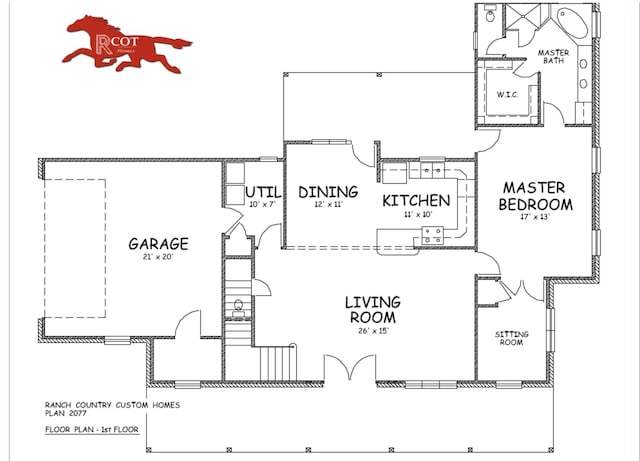 3026 Dees Cir, Sealy, TX 77474 - view of layout