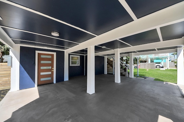 300 Narcissus Rd, Clear Lake Shores, TX 77565 - interior space with stairs and fence