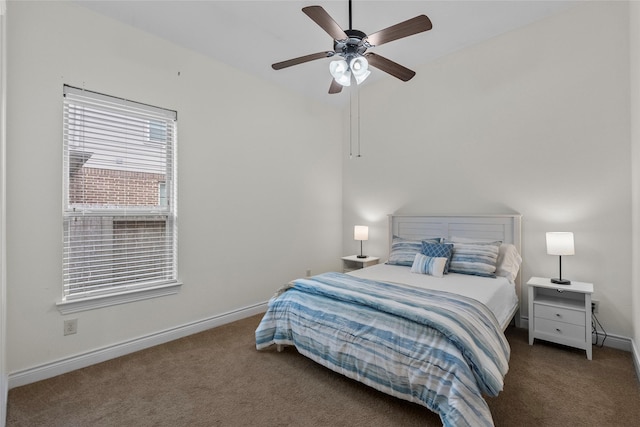 321 Westwood Dr, League City, TX 77573 - carpeted bedroom with baseboards and ceiling fan
