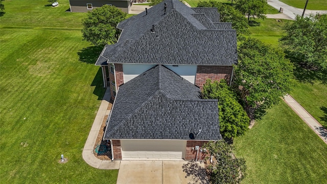 drone / aerial view