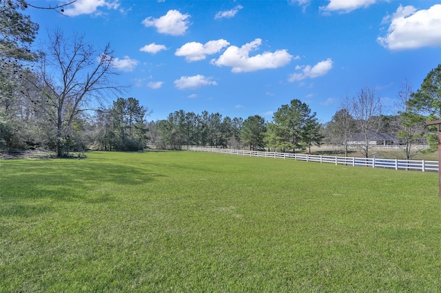 11445 Majestic Dr, Montgomery, TX 77316 - view of yard featuring fence and a rural view