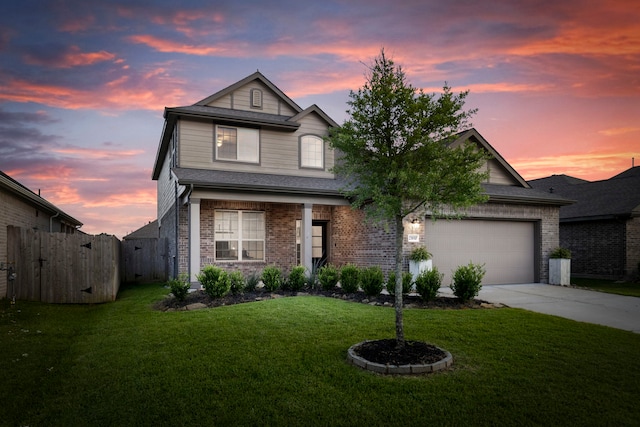 23830 Via Leoni Dr, New Caney, TX 77357 - traditional home featuring driveway, brick siding, an attached garage, and a shingled roof