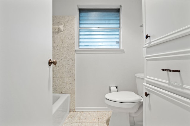 7 Colony Park Cir, Galveston, TX 77551 - bathroom featuring tile patterned floors and toilet