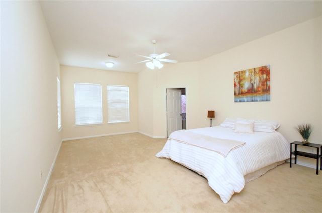 7214 Paradise Park Bnd, Richmond, TX 77407 - carpeted bedroom featuring baseboards and ceiling fan