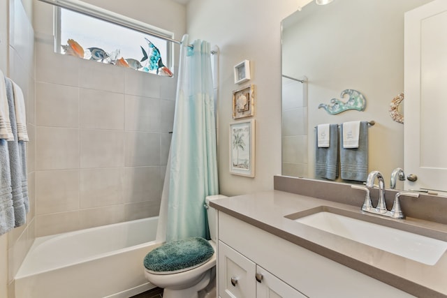 1919 Hickory Grove Ln, Tomball, TX 77375 - full bathroom with toilet, shower / tub combo, and vanity