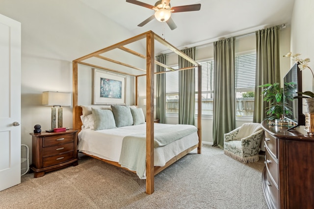 1919 Hickory Grove Ln, Tomball, TX 77375 - bedroom featuring carpet flooring and ceiling fan