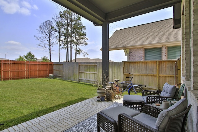 1919 Hickory Grove Ln, Tomball, TX 77375 - view of patio / terrace with a fenced backyard