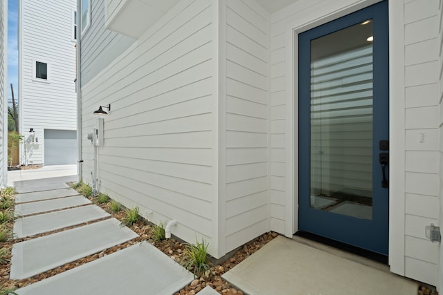 view of entrance to property