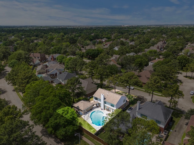 17203 Meadow Heights Dr, Houston, TX 77095 - birds eye view of property featuring a residential view