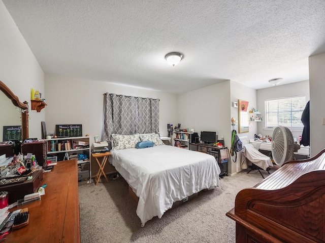 22403 Red River Dr, Katy, TX 77450 - bedroom featuring carpet and a textured ceiling