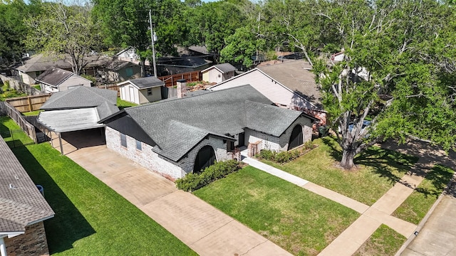 154 Camellia St, Sugar Land, TX 77478 - aerial perspective of suburban area