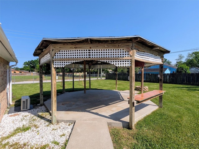 view of patio / terrace featuring a fenced backyard