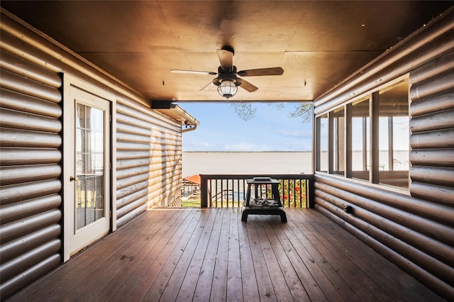 221 Kokomo Run, Point Blank, TX 77364 - view of wooden deck