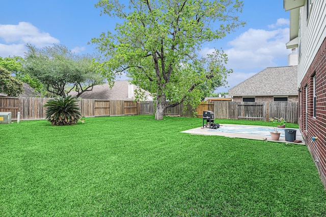 13134 Durbridge Trail Dr, Houston, TX 77065 - view of yard with a patio area and a fenced backyard