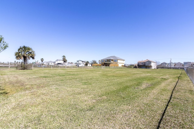 2027 103rd St, Galveston, TX 77554 - view of yard with fence