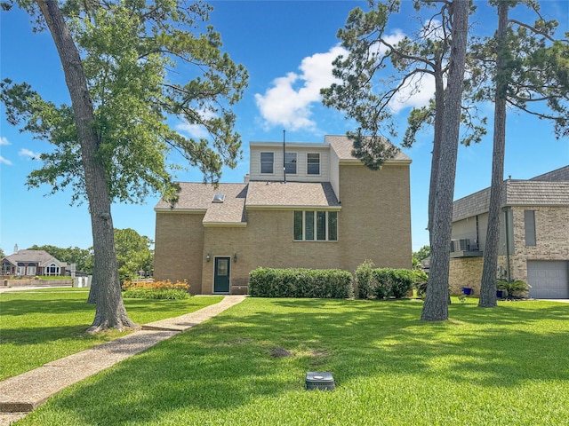 3203 Bayou Dr, La Porte, TX 77571 - view of front of house with a front lawn