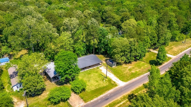 310 Hidden Oaks Dr, Point Blank, TX 77364 - birds eye view of property with a view of trees