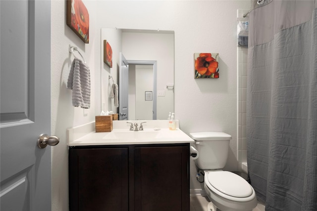 1143 Grand Junction Dr, Tomball, TX 77375 - full bath with shower / bath combination with curtain, toilet, and vanity