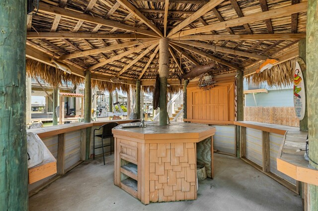 206 China Clipper Dr, Freeport, TX 77541 - unfurnished sunroom featuring a wealth of natural light