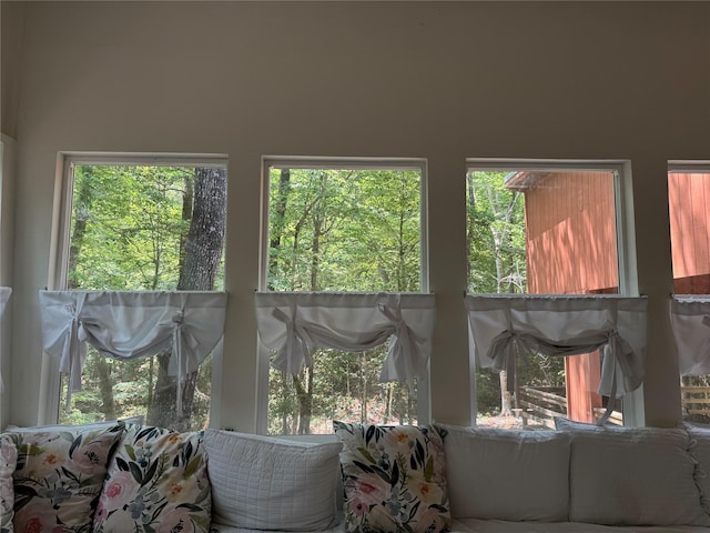 interior space featuring a healthy amount of sunlight