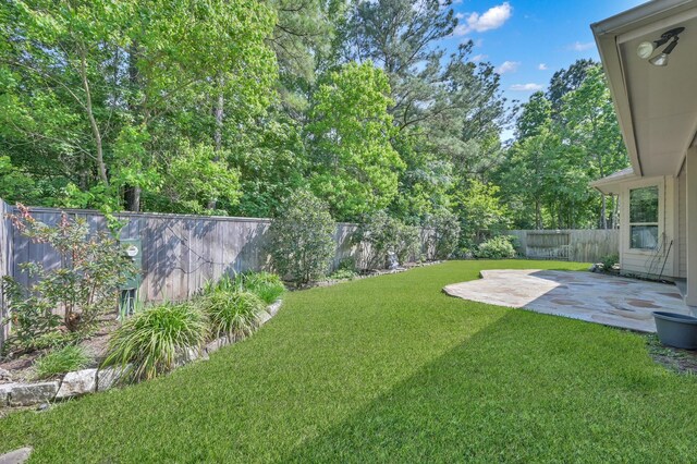 114 Winecup Cir, Montgomery, TX 77316 - view of yard with a patio and a fenced backyard
