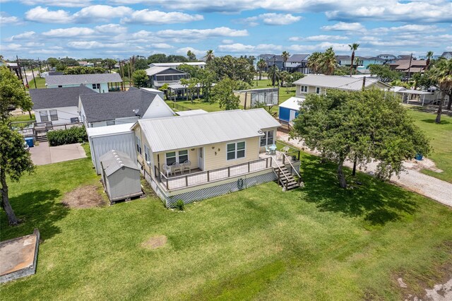 120 W Main St, Port O Connor, TX 77982 - aerial perspective of suburban area
