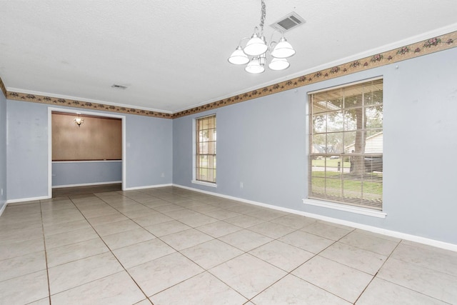 800 Fairway Dr, Richmond, TX 77469 - unfurnished room featuring baseboards, a notable chandelier, and plenty of natural light