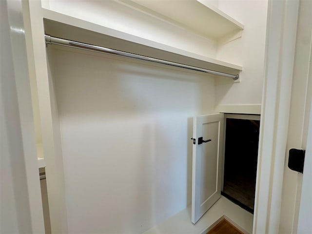 view of closet