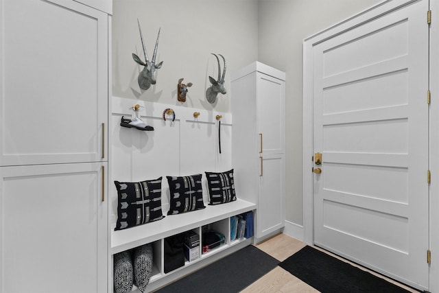 513 Pineal Dr, Montgomery, TX 77316 - mudroom featuring light wood-style floors