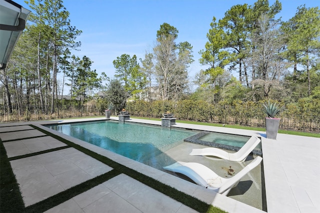 513 Pineal Dr, Montgomery, TX 77316 - view of pool with a patio area and a pool with connected hot tub