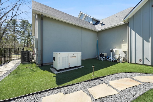 513 Pineal Dr, Montgomery, TX 77316 - view of yard featuring central AC unit