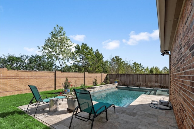 19122 Panther Cave Ct, Cypress, TX 77433 - view of swimming pool featuring a patio, a fenced backyard, and a fenced in pool