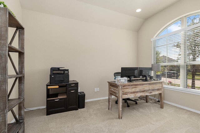 19122 Panther Cave Ct, Cypress, TX 77433 - office space featuring light carpet, baseboards, and a wealth of natural light