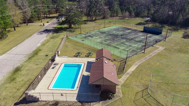 83 Dahlia Rd, Huntsville, TX 77320 - birds eye view of property