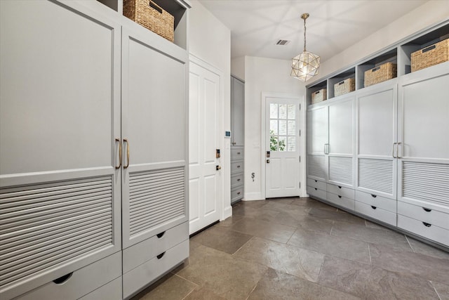 mudroom with baseboards