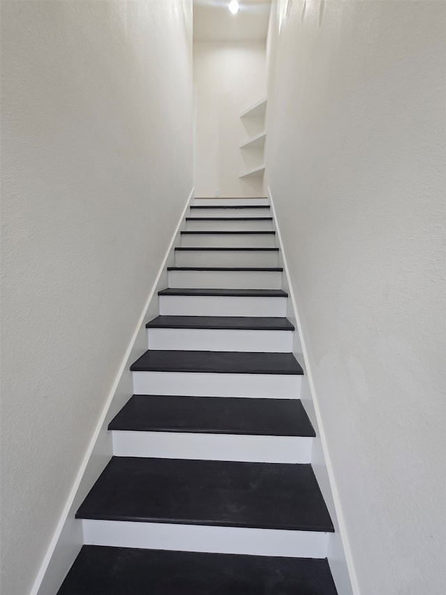 view of staircase