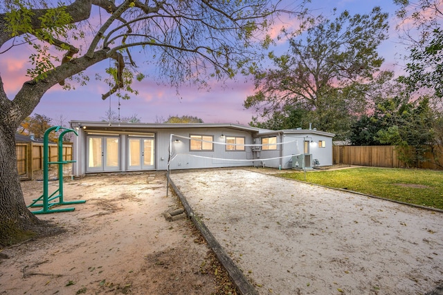 3622 N Braeswood Blvd, Houston, TX 77025 - rear view of property with french doors
