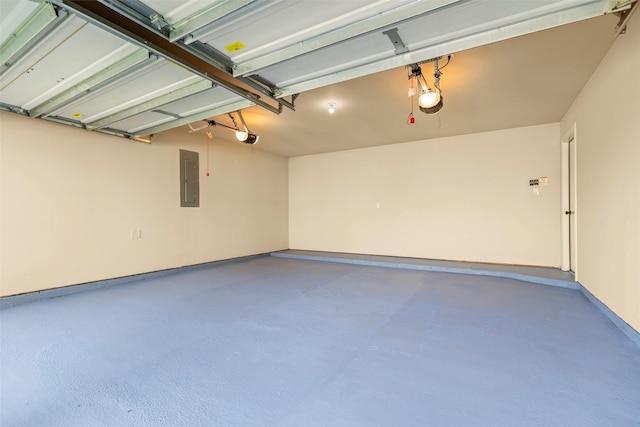 1846 Majestic Falls Ln, Richmond, TX 77469 - garage with a garage door opener and electric panel