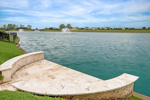 property view of water