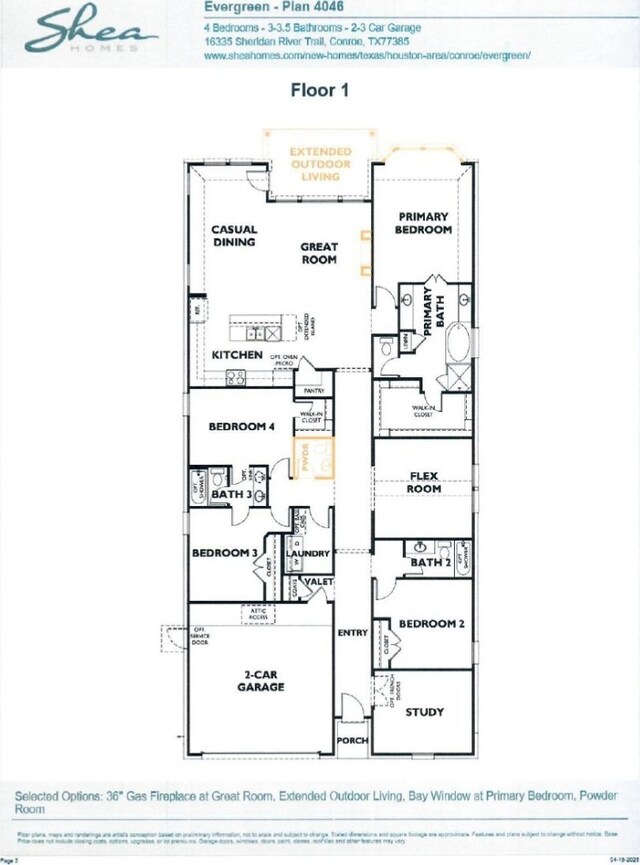 13136 Soaring Forest Dr, Conroe, TX 77302 - room layout