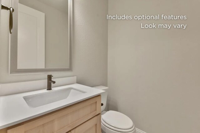 13136 Soaring Forest Dr, Conroe, TX 77302 - bathroom featuring vanity and toilet