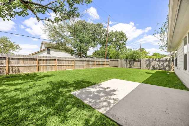 6723 Cypress Glades Dr, Katy, TX 77449 - view of yard with a patio area and a fenced backyard