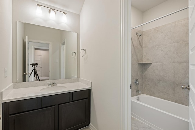2014 Sunflower Ct, Sugar Land, TX 77498 - full bathroom featuring shower / washtub combination and vanity