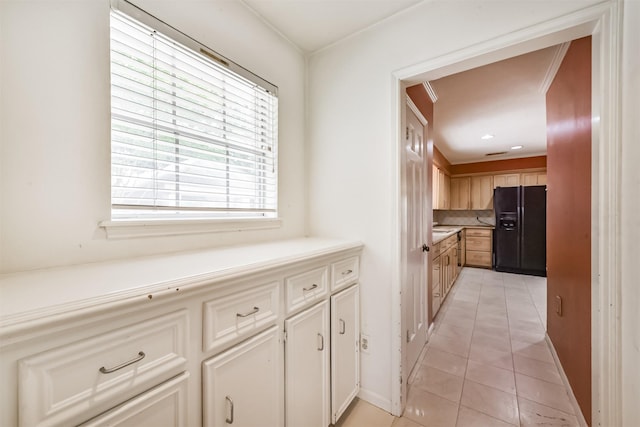 9402 Stockport Dr, Spring, TX 77379 - corridor with light tile patterned floors and baseboards