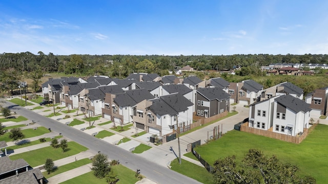 drone / aerial view featuring a residential view