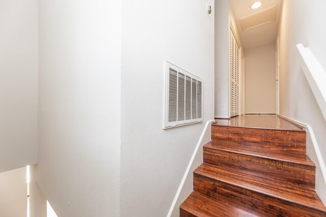 2023 Gentryside Dr Unit 508, Houston, TX 77077 - stairs featuring attic access and visible vents