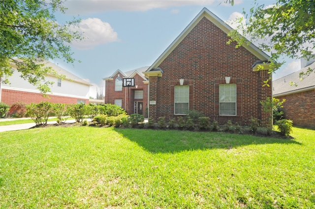 2631 Plantation Hollow Ct, Missouri City, TX 77459 - view of side of home featuring brick siding and a lawn